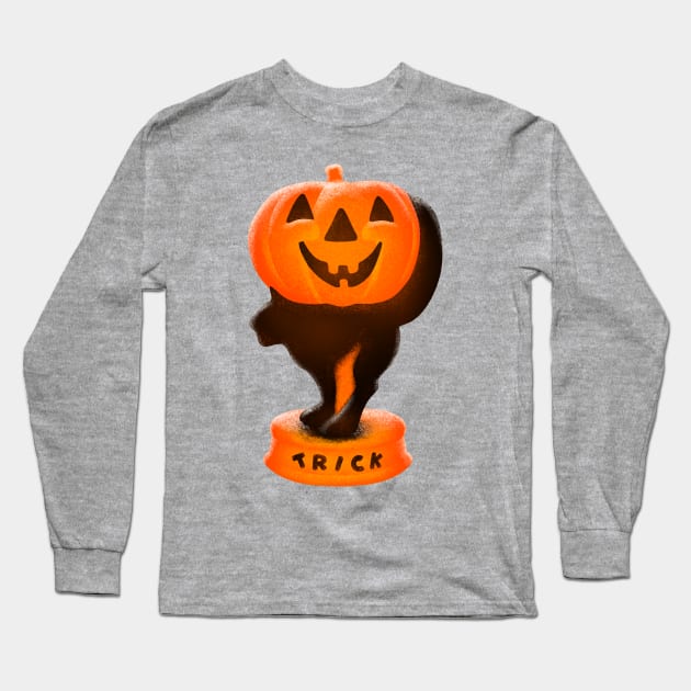 Halloween Blowmold Long Sleeve T-Shirt by tommartinart